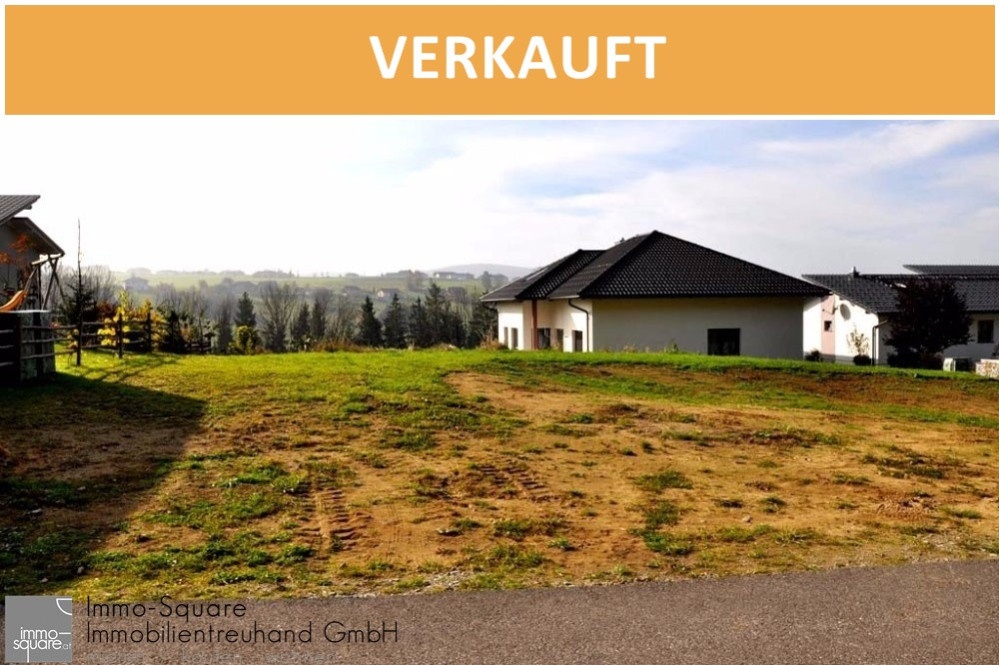 Aufgeschlossenes Grundstück, 765m², in ruhiger Siedlungslage „Sonnenplatz“ in 4191 Vorderweißenbach!